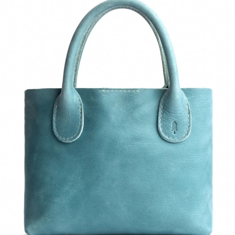 Portland Leather Raindrop Aqua